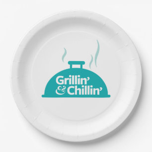 Grillin u. Chillin Pappteller