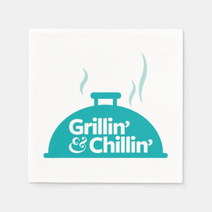 Grillin u. Chillin Serviette