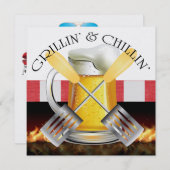 Grillin' und Chillin' 2 Einladung (Vorne/Hinten)