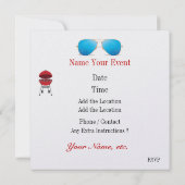 Grillin' und Chillin' 2 Einladung (Rückseite)