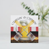 Grillin' und Chillin' 2 Einladung (Stehend Vorderseite)