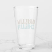 Grillin' und Chillin' Glas (Rückseite)