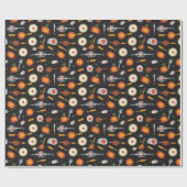 Grillin' und Chillin' Muster Geschenkpapier (Flach)