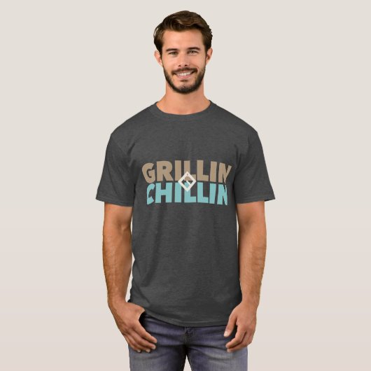 Grillin' und Chillin' T-Shirt (Vorne ganz)