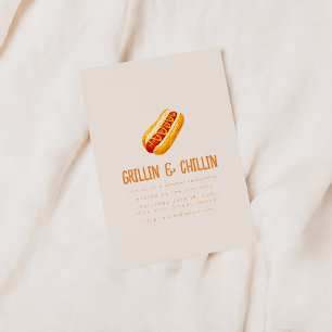 Grillin und Chilling Summer Backyard GRILLEN Einladung