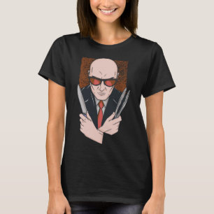 Grilling Hitman GRILLEN Funny T-Shirt