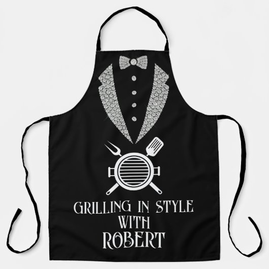 GRILLING IN STIL SCHÜRZE (Vorderseite)