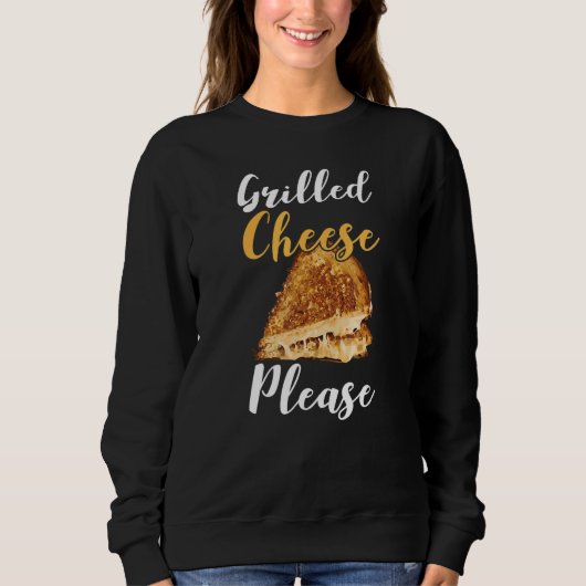 Grillkäse Bitte gegrillter Cheddar-Käse Sweatshirt (Vorderseite)