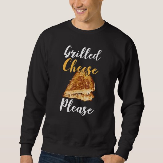 Grillkäse Bitte gegrillter Cheddar-Käse Sweatshirt (Vorderseite)