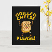 Grillkäse Bitte Karte (Gelbe Blume)