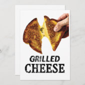 Grillkäse Einladung (Vorne/Hinten)