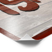 Grillkäse Fotodruck (Ecke)