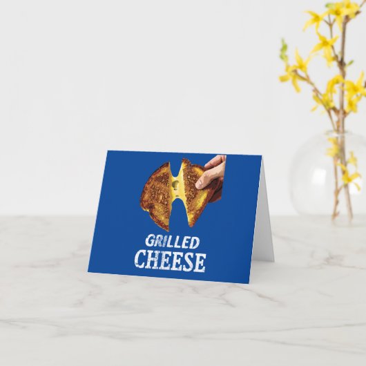 Grillkäse Karte (Gelbe Blume)