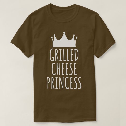 Grillkäse Prinzessin T-Shirt (Design vorne)