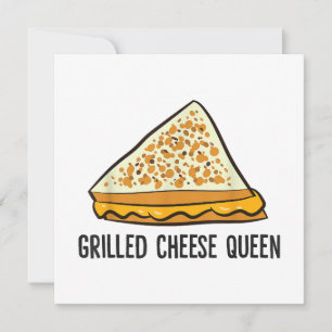 Grillkäse Queen Funny Grilled Cheese Einladung
