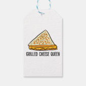 Grillkäse Queen Funny Grilled Cheese Geschenkanhänger (Rückseite)