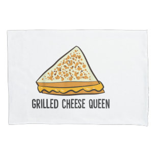 Grillkäse Queen Funny Grilled Cheese Kissenbezug