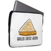 Grillkäse Queen Funny Grilled Cheese Laptopschutzhülle (Vorne Rechts)