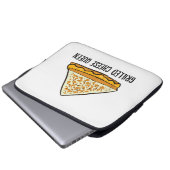 Grillkäse Queen Funny Grilled Cheese Laptopschutzhülle (Vorne Knopf)