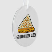 Grillkäse Queen Funny Grilled Cheese Ornament (Vorderseite)