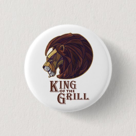 Grillkönig Button (Vorderseite)