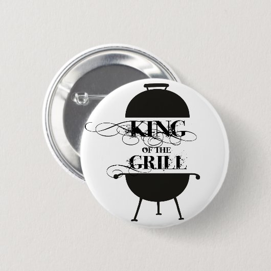Grillkönig Button (Vorne & Hinten)
