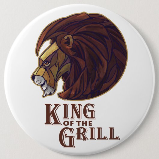 Grillkönig Button (Vorderseite)