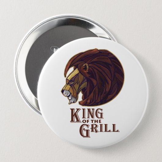 Grillkönig Button (Vorne & Hinten)