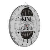 Grillkönig Dartscheibe (Vorderseite Links)