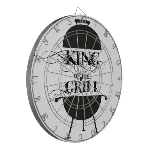 Grillkönig Dartscheibe (Vorderseite Links)