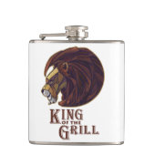 Grillkönig Flachmann (Vorderseite)