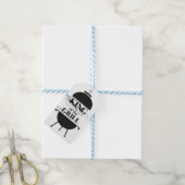 Grillkönig Geschenkanhänger (Mit Garn)