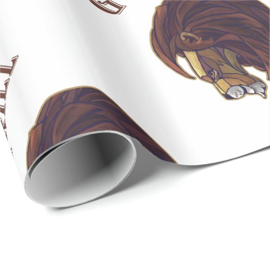 Grillkönig Geschenkpapier (Rolleneckpunkt)