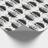 Grillkönig Geschenkpapier (Ecke)