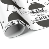 Grillkönig Geschenkpapier (Rolleneckpunkt)