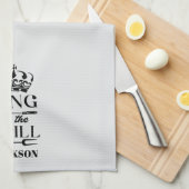 Grillkönig Geschirrtuch (Viertel Falte)