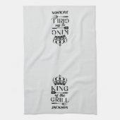 Grillkönig Geschirrtuch (Vertikal)