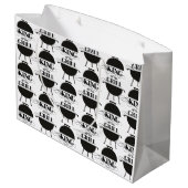 Grillkönig Große Geschenktüte (Rückseite Schrägansicht)