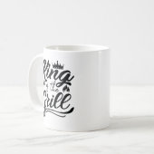 Grillkönig Kaffeetasse (Vorderseite Links)