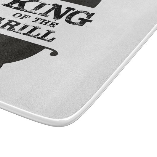 Grillkönig, Lila schwarze Krone Schneidebrett (Ecke)