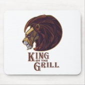 Grillkönig Mousepad (Vorne)