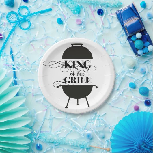 Grillkönig Pappteller (Party)