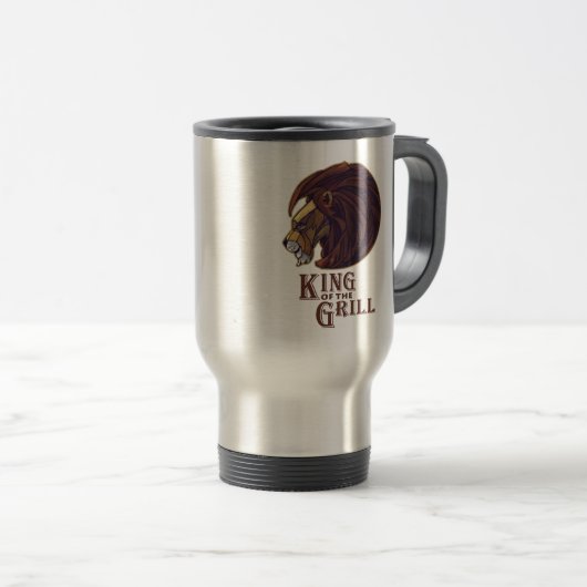 Grillkönig Reisebecher (VorderseiteRechts)