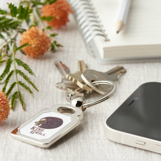 Grillkönig Schlüsselanhänger (Seite)