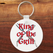 Grillkönig Schlüsselanhänger (Vorderseite)