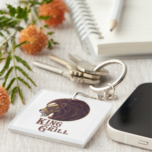 Grillkönig Schlüsselanhänger (Vorderseite rechts)
