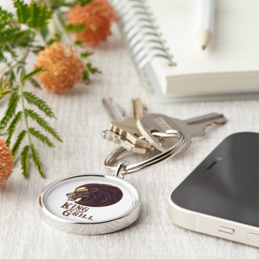 Grillkönig Schlüsselanhänger (Seite)