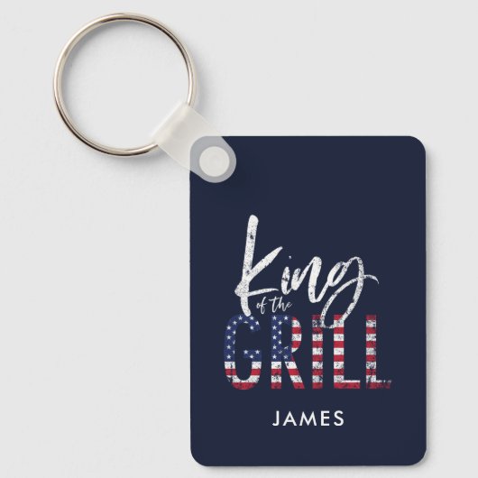Grillkönig Schlüsselanhänger (Vorderseite)