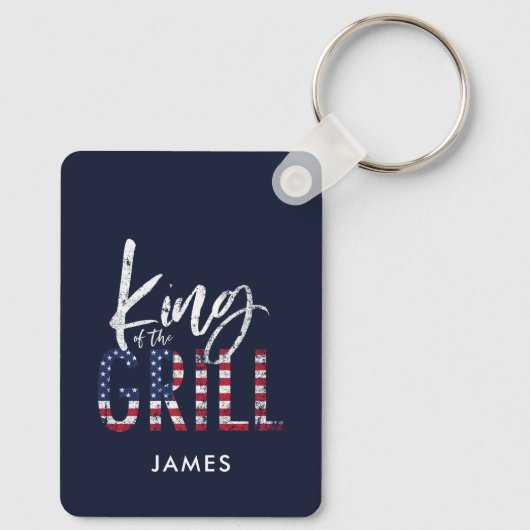 Grillkönig Schlüsselanhänger (Rückseite)