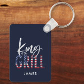 Grillkönig Schlüsselanhänger (Rückseite)